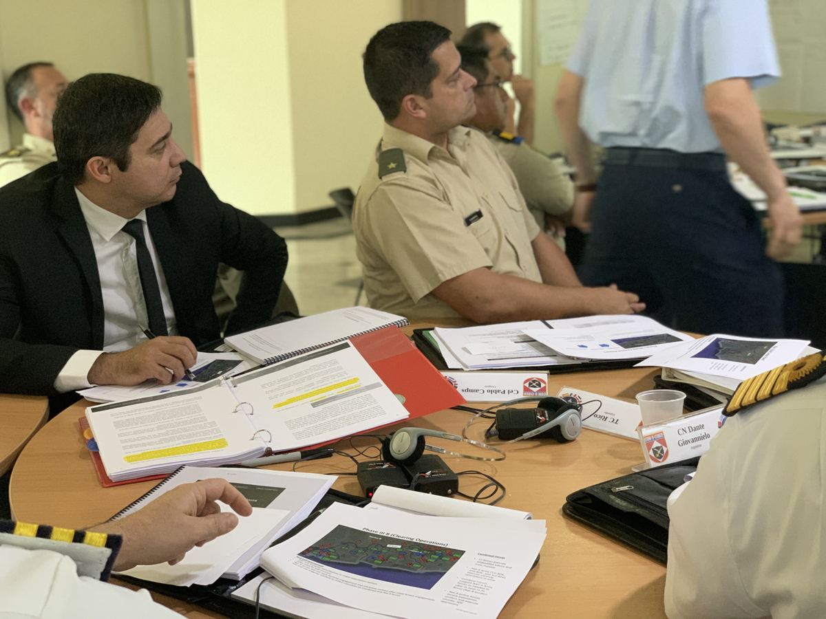 Liaison officer coordinating the combined cell